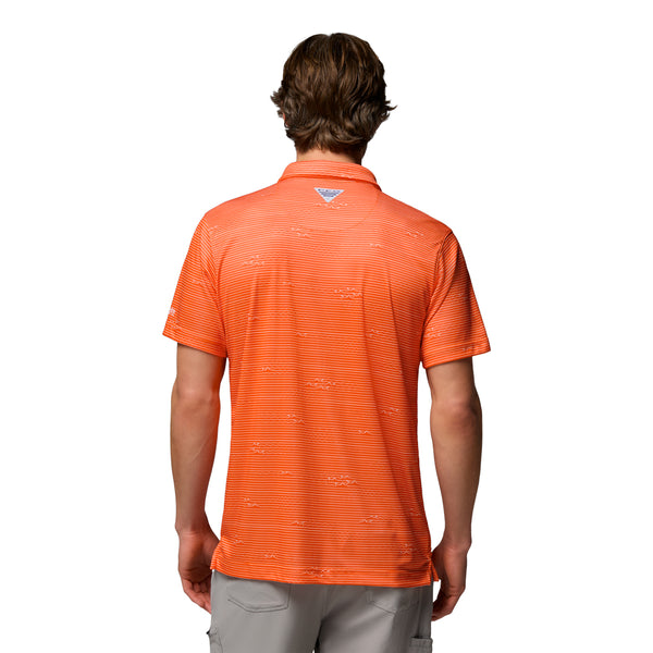 Clemson Columbia Super Terminal Tackle Polo II - ORANGE