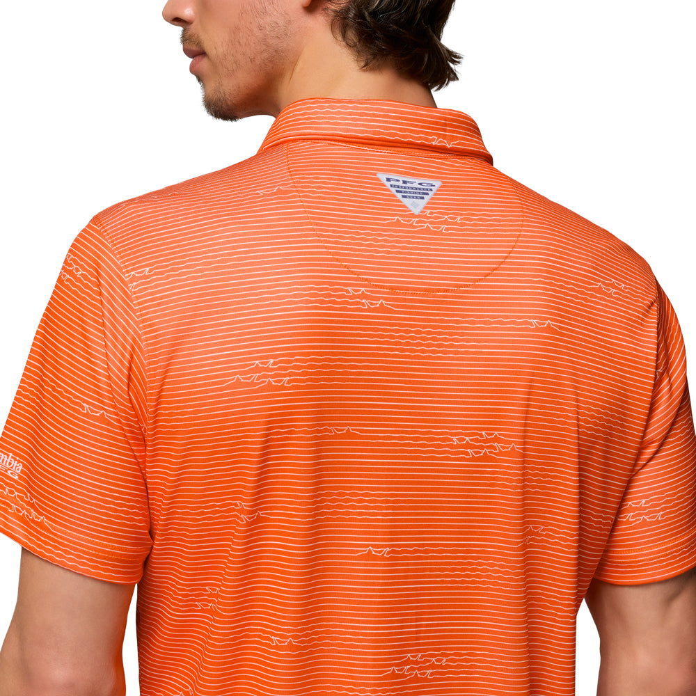 Clemson Columbia Super Terminal Tackle Polo II - ORANGE