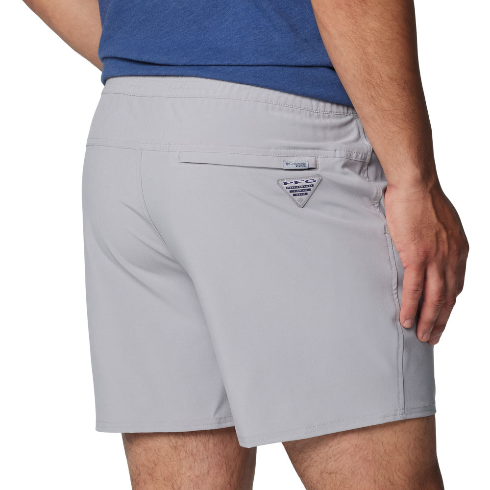 Clemson Columbia Terminal Roamer Stretch Shorts - LT GREY