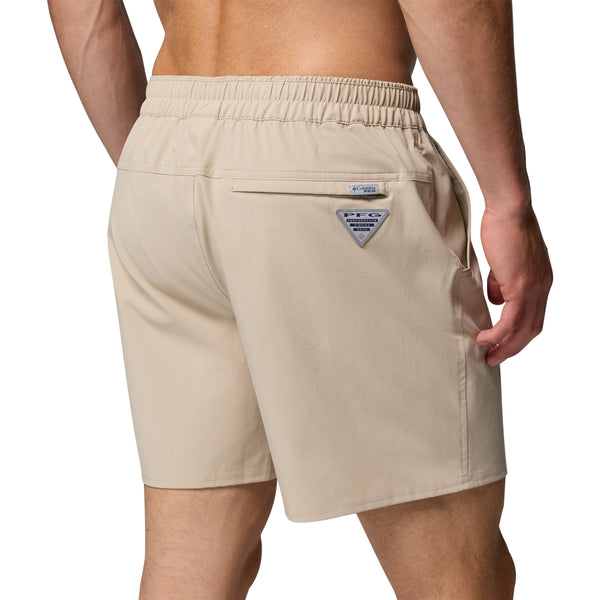 Clemson Columbia Terminal Roamer Stretch Shorts - TAN