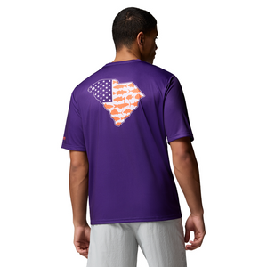 Clemson Columbia Terminal Tackle Tee - PURPLE