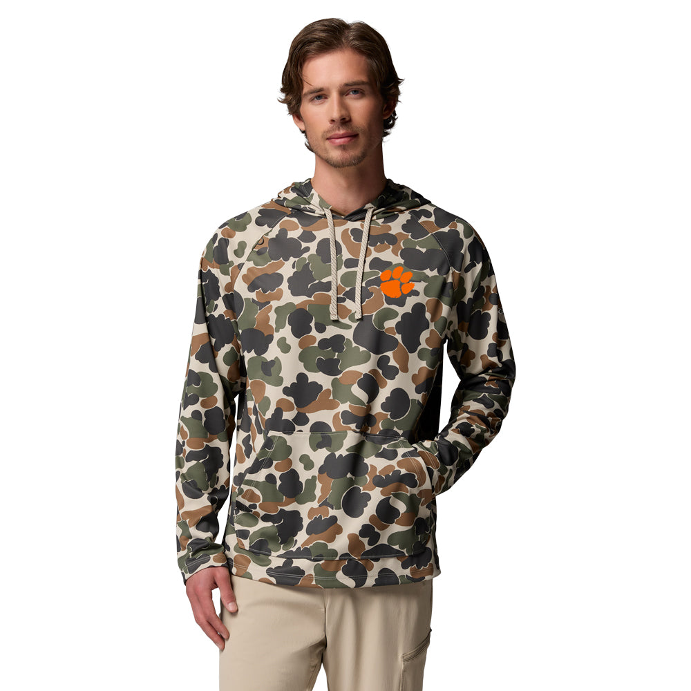 Clemson Columbia Wild Cast Camp Hooded Long Sleeve Tee