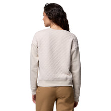 Clemson Columbia Women's Hart Mountain Quilted Crewneck - STONE