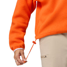 Clemson Columbia Women's Helvetia Cropped Half-Snap Fleece Pullover - ORANGE