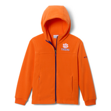 Clemson Columbia Youth Flanker Fleece Hoodie - ORANGE