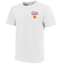 Clemson Comfort Colors Alumni Poster Tee - WHITE