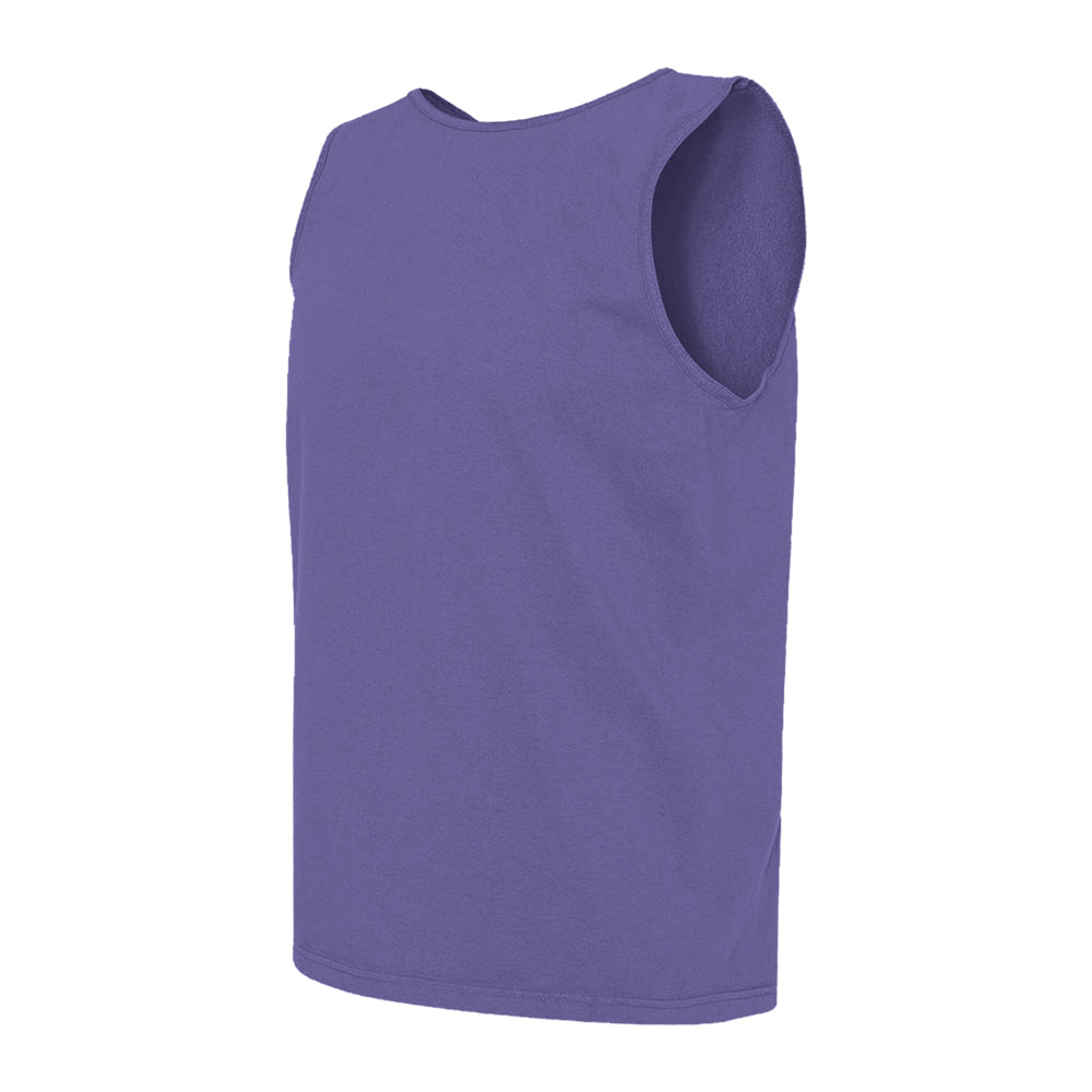 Clemson Comfort Colors Colorful Letters Tank - LT PURPLE