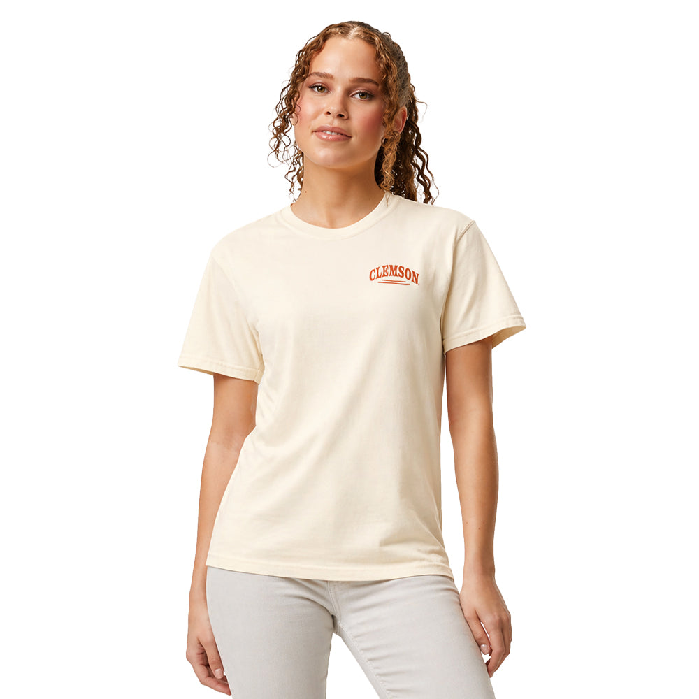 Clemson Comfort Colors Cowboy Tiger Tee - IVORY