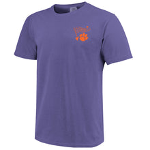 Clemson Comfort Colors Cutesy Campus Tee - PURPLE