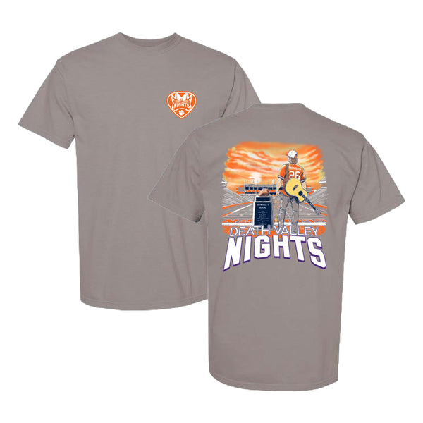 Clemson Comfort Colors Death Valley Nights Tee - GREY
