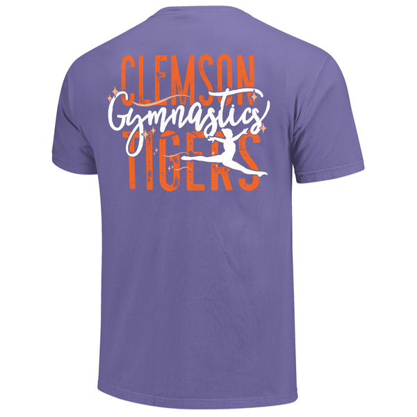 Clemson Comfort Colors Gymnastics Star Tee