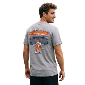 Clemson Comfort Colors House That Coach Built Tee - GRANITE