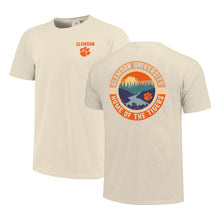 Clemson Comfort Colors Landscape Badge River Tee