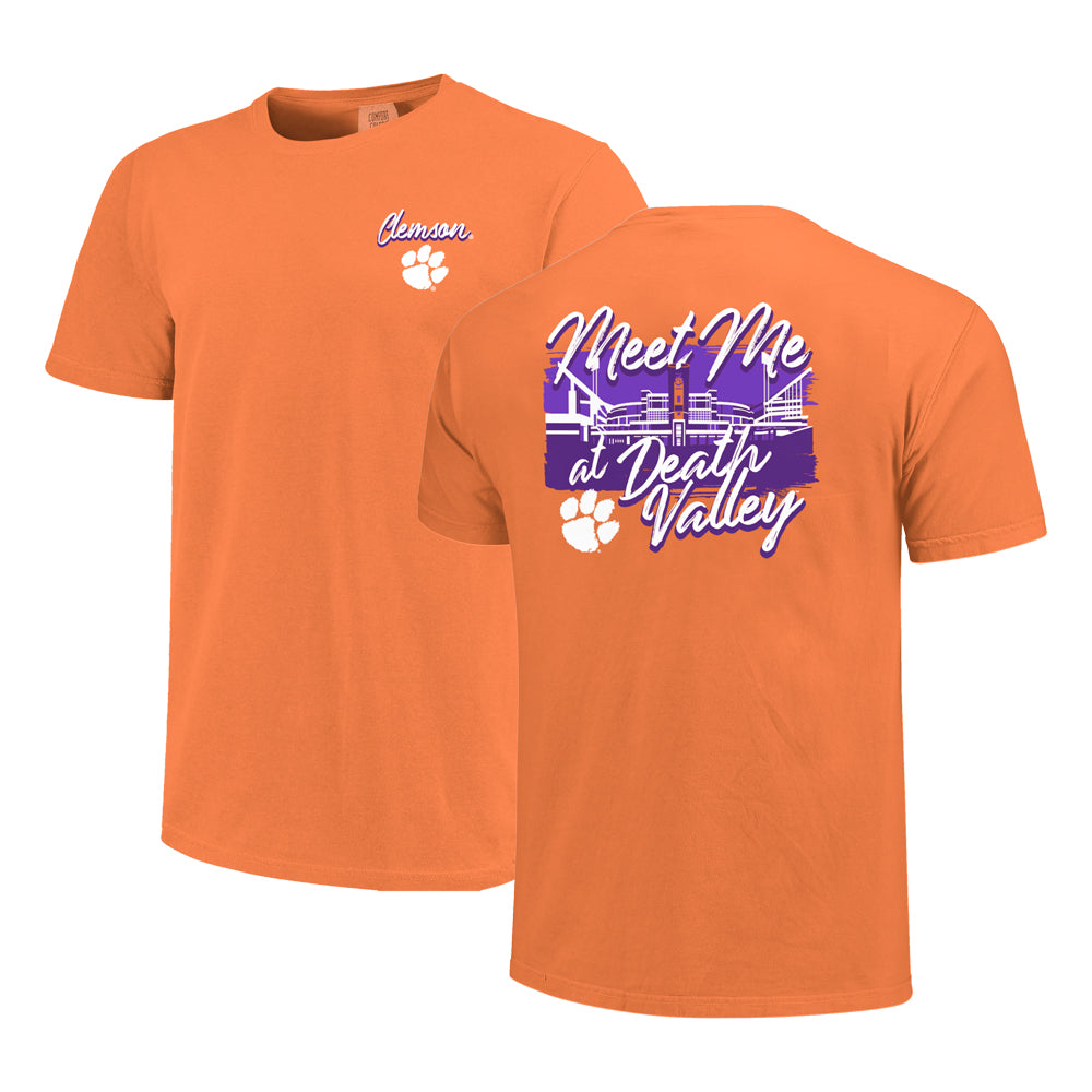 Clemson Comfort Colors Meet Me at Death Valley Tee
