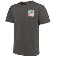 Clemson Comfort Colors Minimal Mountain Tee - DK GREY