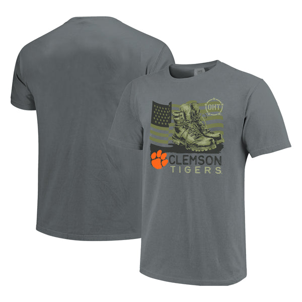 Clemson Comfort Colors OHT Boot Flag Tee