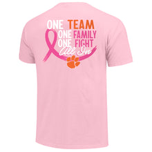 Clemson Comfort Colors One Team Stack BCA Tee - PINK