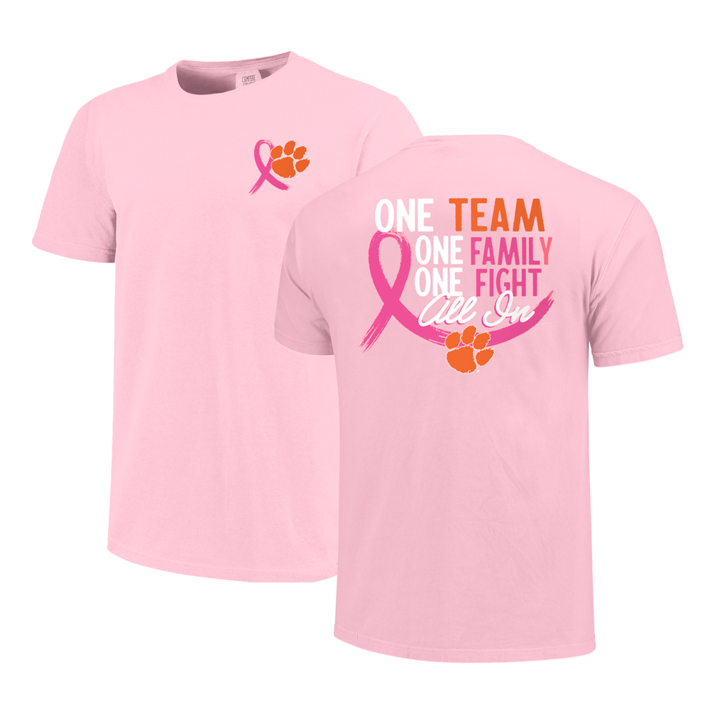 Clemson Comfort Colors One Team Stack BCA Tee