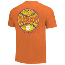 Clemson Comfort Colors Softball Americana Tee