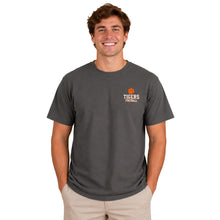 Clemson Comfort Colors Stadium Slant Tee - DK GREY