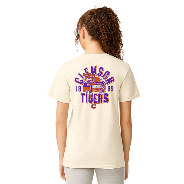 Clemson Comfort Colors Standing Vault Tiger Tee