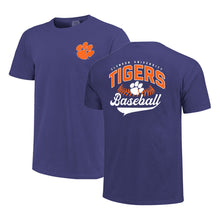 Clemson Comfort Colors Stitched Baseball Tee 