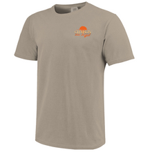 Clemson Comfort Colors Sunset Fishing Tee  - STONE