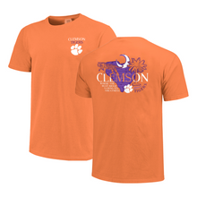 Clemson Comfort Colors Tiger Lined State Tee - ORANGE