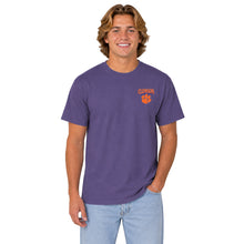 Clemson Comfort Colors Tiger Stadium Tee - PURPLE