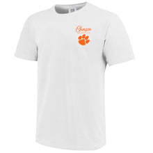 Clemson Comfort Colors White Tiger Stadium Tee - WHITE