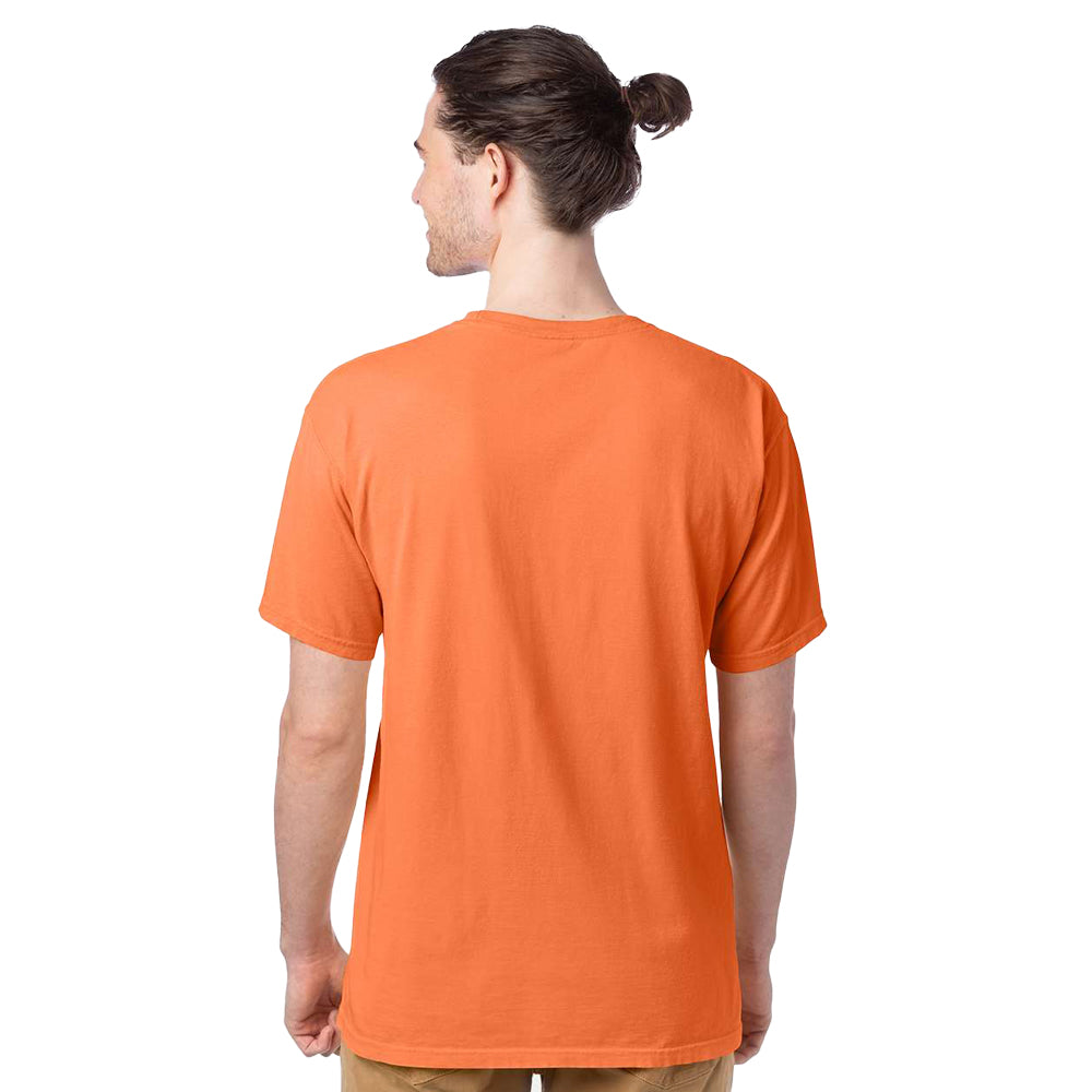 Clemson Comfort Wash Arch Tee - LT ORANGE