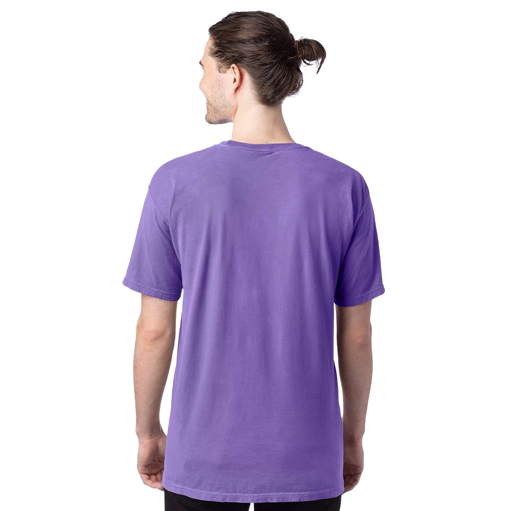 Clemson Comfort Wash Arch Tee - LT PURPLE