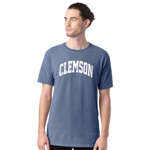 Clemson Comfort Wash Arch Tee - DENIM