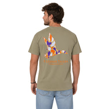 Clemson Comfort Wash Camo Duck Tee - OLIVE
