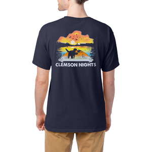 Clemson Comfort Wash Clemson Nights Tee - ANCHR SL