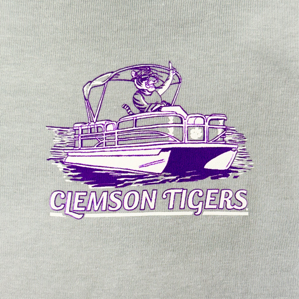 Clemson Comfort Wash Cruising To Victory Tee - SLVRSTN