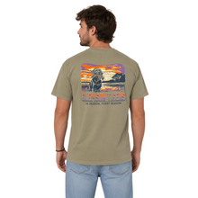 Clemson Comfort Wash Dog with Duck Tee - KHAKI