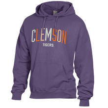 Clemson Comfort Wash Embroidered Hoodie - PURPLE