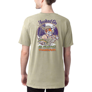 Clemson Comfort Wash Hooked On Clemson Tee