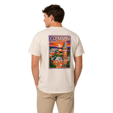Clemson Comfort Wash Old Main Scene Tee