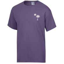 Clemson Comfort Wash Palmetto Tee - PURPLE