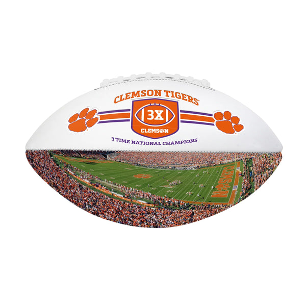 Clemson Commemorative Debossed Football