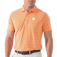 Clemson Cool Casner Polo - ORANGE