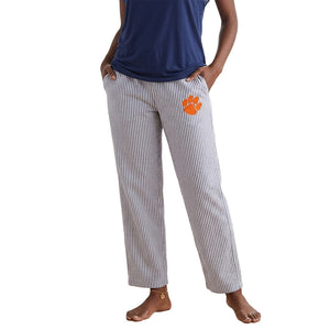 Clemson Copeland Seersucker Pants - PURPLE