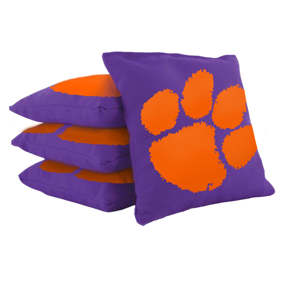 Clemson Cornhole Bag Set - PURPLE