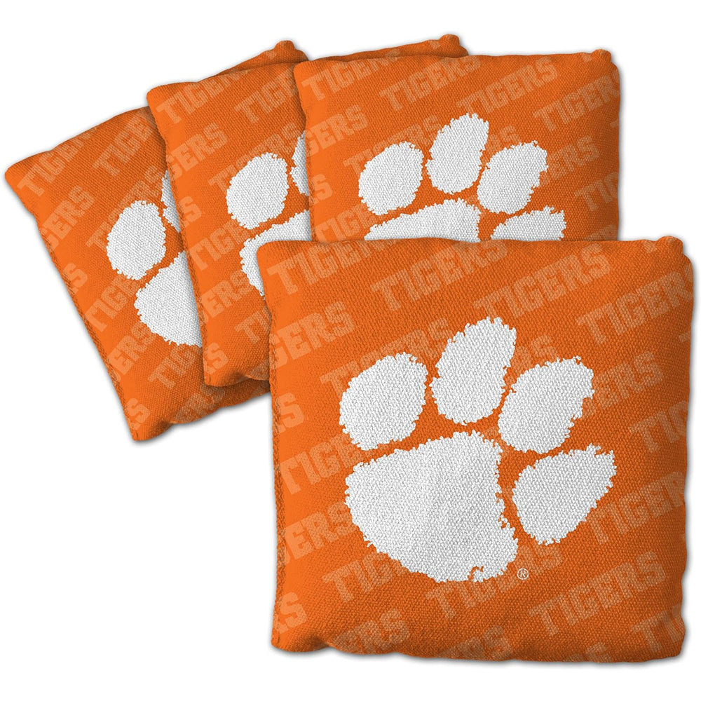 Clemson Cornhole Bags (Set of 4) - ORANGE