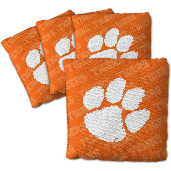 Clemson Cornhole Bags (Set of 4) - ORANGE