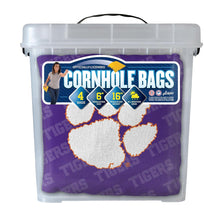 Clemson Cornhole Bags (Set of 4) - PURPLE