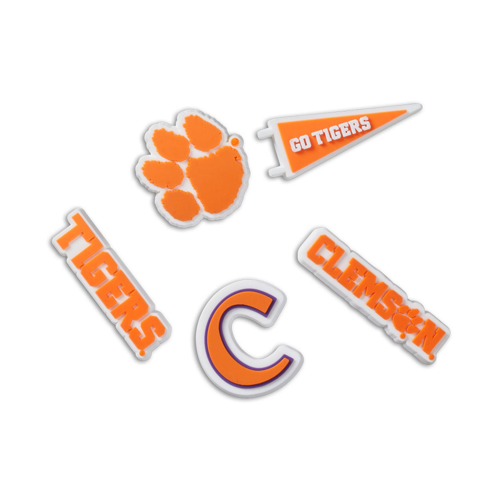 Clemson Crocs 5-Piece Jibbitz