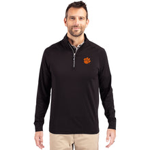 Clemson Cutter & Buck Adapt Paw Quarter-Zip